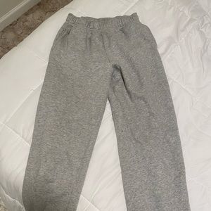 Grey sweatpants